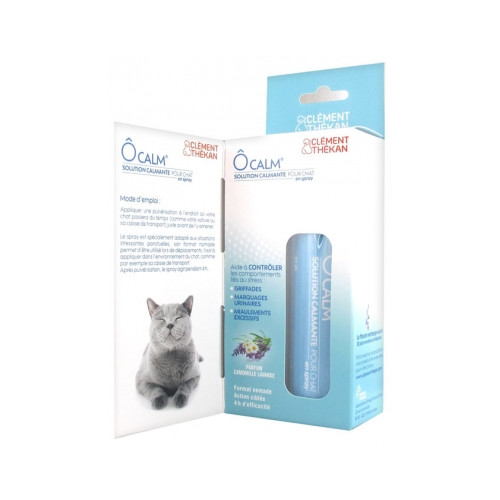 CLEMENT THEKAN Ô Calm Solution Calmante pour Chats Spray Silencieux 29 ml-17781 CLEMENT THEKAN Ô Calm Solution Calmante pour Chats Spray Silencieux 29 ml-17781