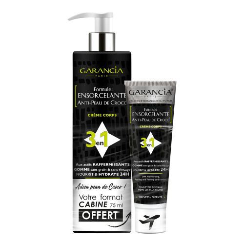 GARANCIA Formule Ensorcelante Anti-Peau de Croco 3 en 1 400 ml + Format Voyage 75 ml Offert-17808 GARANCIA Formule Ensorcelante Anti-Peau de Croco 3 en 1 400 ml + Format Voyage 75 ml Offert-17808