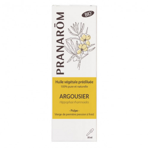 PRANAROM Huile Végétale Argousier Bio, 30ml-17877 PRANAROM Huile Végétale Argousier Bio, 30ml-17877