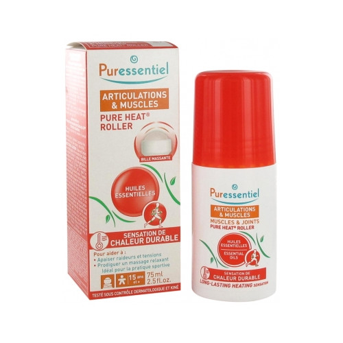 PURESSENTIEL Articulations & Muscles Pure Heat Roller aux Huiles Essentielles 75 ml-17893