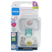 MAM Supreme Nuit 2 Sucettes Silicone 18 Mois et +-17931