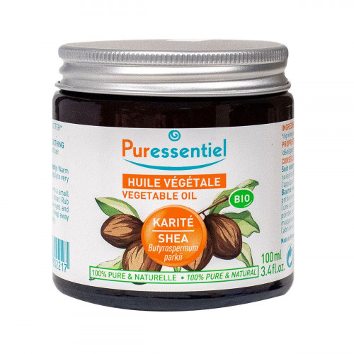 PURESSENTIEL Huile végétale karité bio 100ml-17937 PURESSENTIEL Huile végétale karité bio 100ml-17937