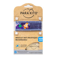 PARAKITO Bracelet anti-moustiques rechargeable enfant Space bleu-17944