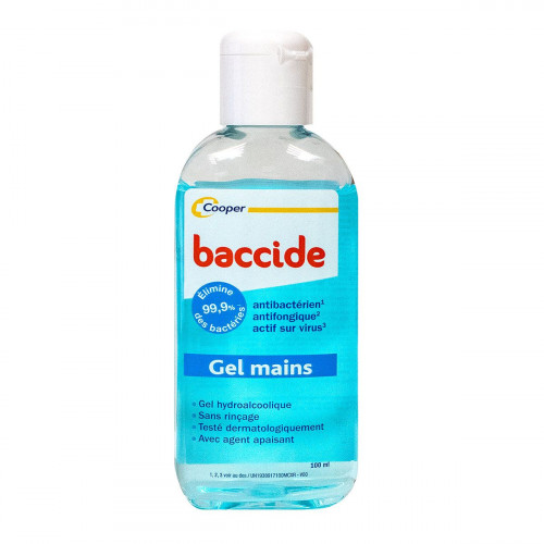 BACCIDE Gel mains sans rinçage 100ml-17949