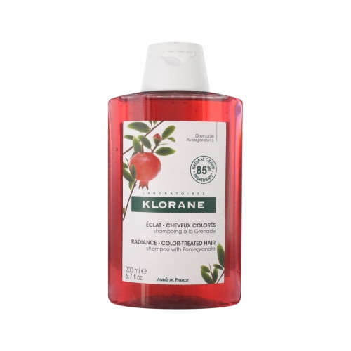 KLORANE Éclat - Cheveux Colorés Shampoing à la Grenade 200 ml-17952 KLORANE Éclat - Cheveux Colorés Shampoing à la Grenade 200 ml-17952
