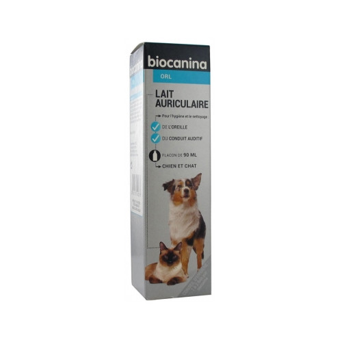 BIOCANINA Lait auriculaire nettoyant 90ml-17953