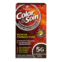 LES 3 CHENES Color & Soin coloration permanente 5G châtain clair doré-17957