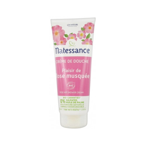 NATESSANCE Crème de Douche Plaisir de Rose Musquée Bio 200 ml-17958