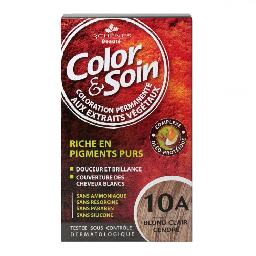 LES 3 CHENES Color & Soin coloration permanente 10A blond clair cendré-17968 LES 3 CHENES Color & Soin coloration permanente 10A blond clair cendré-17968
