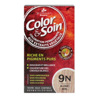 LES 3 CHENES Color & Soin coloration permanente 9N blond miel-17988