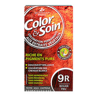 LES 3 CHENES Color & Soin coloration permanente 9R rouge feu-17989