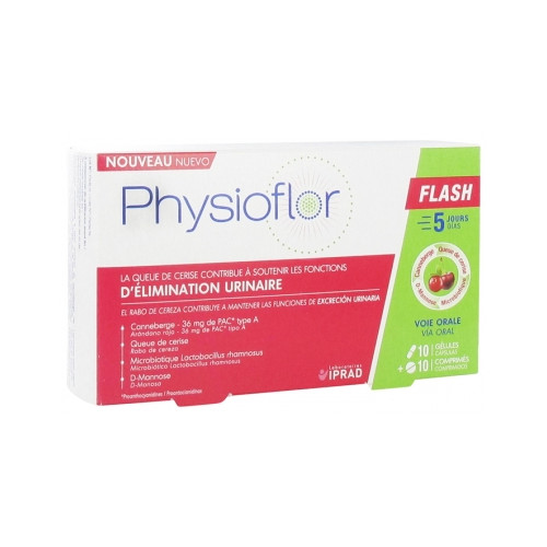 IPRAD Physioflor Flash 10 Gélules + 10 Comprimés-17997