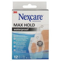 3M Nexcare Max Hold Waterproof 12 Pansements-18052
