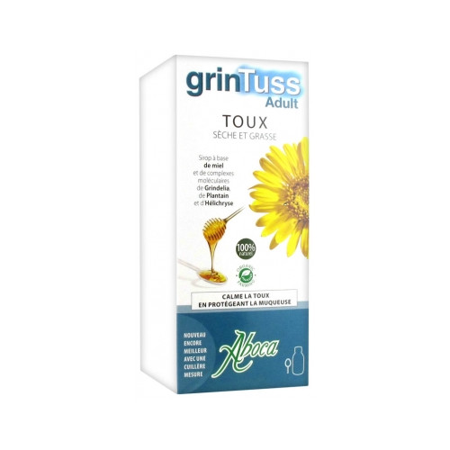 ABOCA GrinTuss Sirop Adultes 128 g-18058 ABOCA GrinTuss Sirop Adultes 128 g-18058