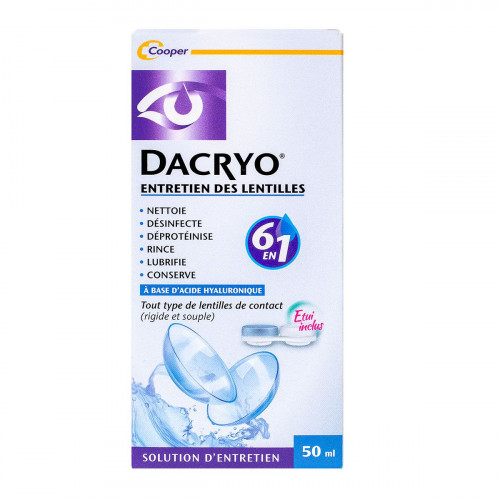 COOPER Dacryo entretien des lentilles 6en1 50 ml-18095