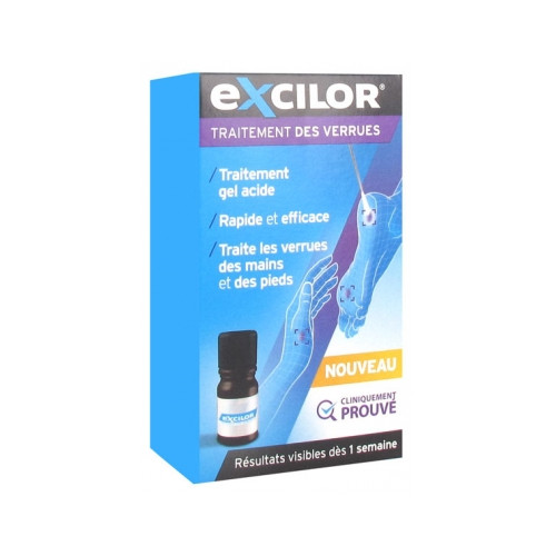EXCILOR Traitement des Verrues 4 ml-18107 EXCILOR Traitement des Verrues 4 ml-18107