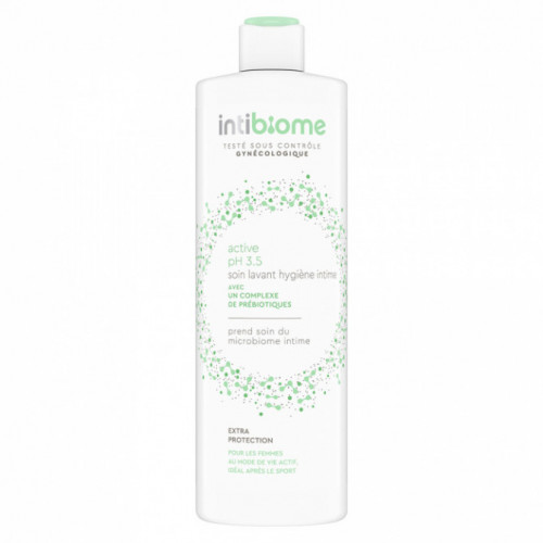 INTIBIOME Soin Lavant Hygiène Intime - Active pH 3.5, 500ml-18139 INTIBIOME Soin Lavant Hygiène Intime - Active pH 3.5, 500ml-18139