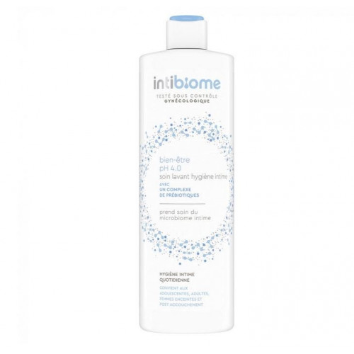 INTIBIOME Soin Lavant Hygiène Intime - Bien-être pH 4.0, 500ml-18141 INTIBIOME Soin Lavant Hygiène Intime - Bien-être pH 4.0, 500ml-18141