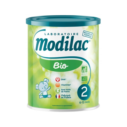 MODILAC Bio 2ème Âge 6-12 Mois 800 g-18175 MODILAC Bio 2ème Âge 6-12 Mois 800 g-18175