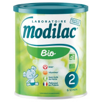 MODILAC Bio 2ème Âge 6-12 Mois 800 g-18175