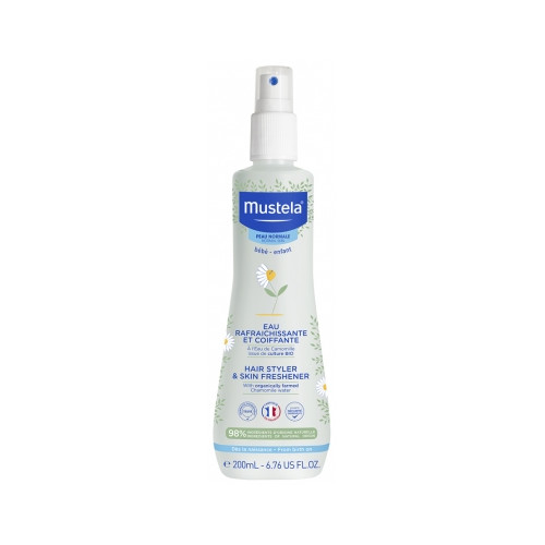 MUSTELA Eau Rafraîchissante et Coiffante à l'Eau de Camomille Bio 200 ml-18180