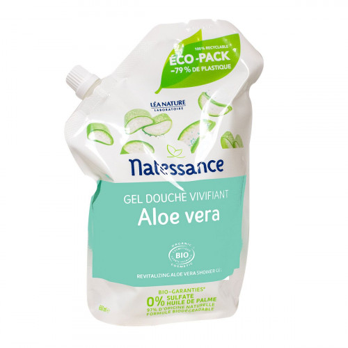 NATESSANCE Gel douche vivifiant Aloé vera 650ml-18186