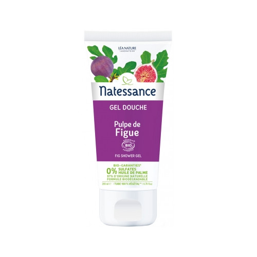 NATESSANCE Gel Douche Pulpe de Figue Bio 200 ml-18190 NATESSANCE Gel Douche Pulpe de Figue Bio 200 ml-18190