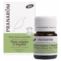 PRANAROM Perles d'Huile Essentielle Thym Vulgaire à Thujanol (Thymus vulgaris ct thujanol) Bio 60 Perles-18215