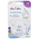 Luc et Léa Sucette Silicone 18 Mois+ Apaisante 1 Unité