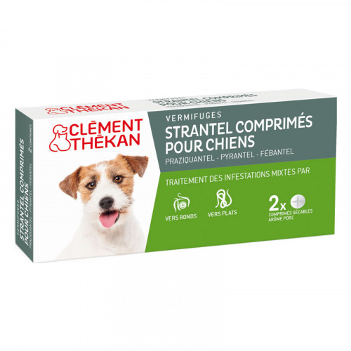 BAYER Strantel Chien Vermifuge 2 Comprimés-18258 BAYER Strantel Chien Vermifuge 2 Comprimés-18258
