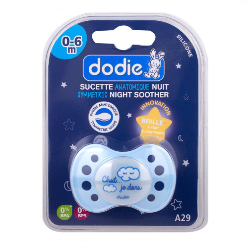 DODIE Sucette anatomique nuit 0-6m-18396 DODIE Sucette anatomique nuit 0-6m-18396
