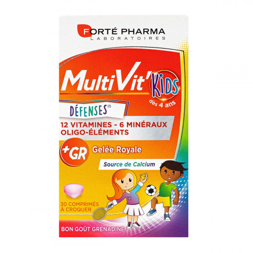 FORTE PHARMA Multivit'kids défenses 30 comprimés-18408