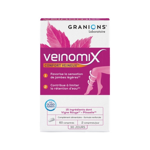 GRANIONS Veinomix 60 Comprimés-18413 GRANIONS Veinomix 60 Comprimés-18413
