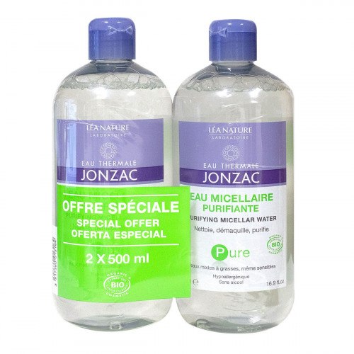 JONZAC Pure eau micellaire purifiante 2x500ml-18417