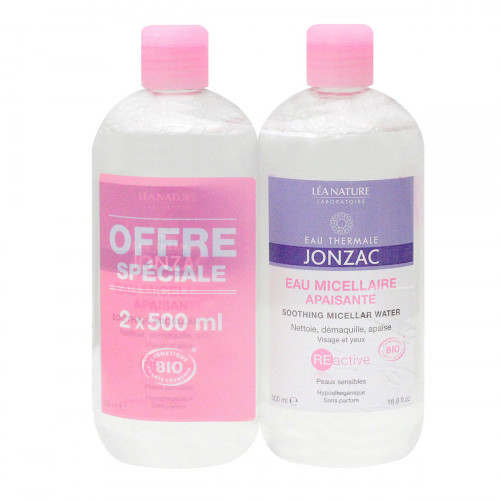 JONZAC Reactive Eau Micellaire Apaisante 2x500ml-18418