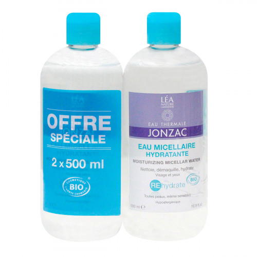 JONZAC REhydrate Eau Micellaire Hydratante 2x500ml-18419