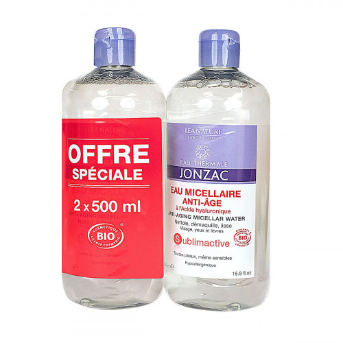 JONZAC Sublimactive eau micellaire anti-âge 2x500ml-18420