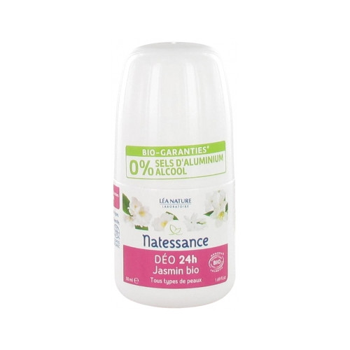 NATESSANCE Déo 24H Jasmin Bio 50 ml-18492 NATESSANCE Déo 24H Jasmin Bio 50 ml-18492