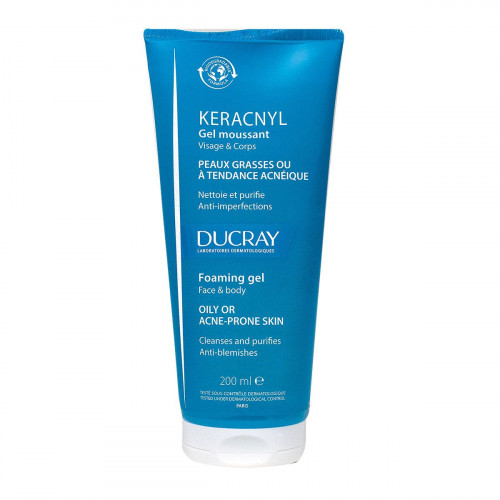 DUCRAY Keracnyl gel moussant visage & corps 200ml-18515