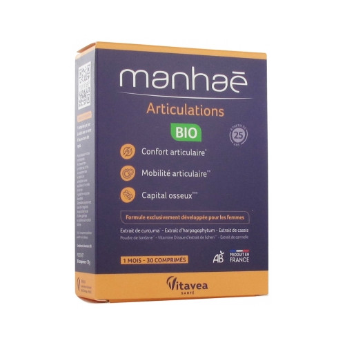 NUTRISANTE Manhaé Articulations Bio 30 Comprimés-18520 NUTRISANTE Manhaé Articulations Bio 30 Comprimés-18520
