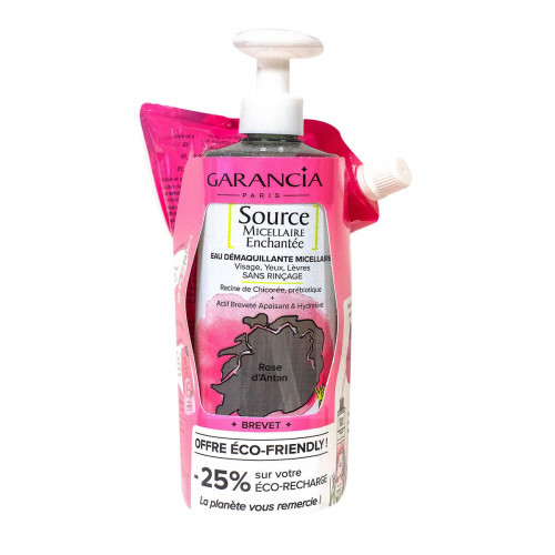 GARANCIA Source micellaire enchantée 400ml + recharge rose d'antan 400ml-18626