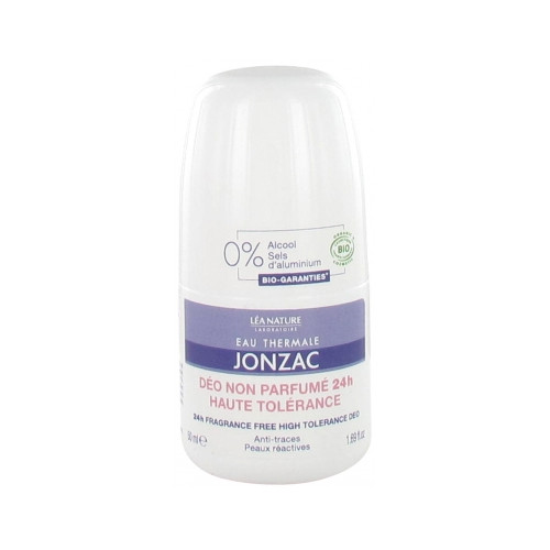 JONZAC Déo Non Parfumé 24H Haute Tolérance Bio 50 ml-18637