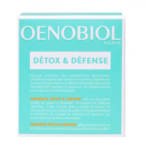 OENOBIOL Détox et Défense élimine les toxines 60 comprimés-18647