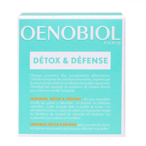 OENOBIOL Détox et Défense élimine les toxines 60 comprimés-18647 OENOBIOL Détox et Défense élimine les toxines 60 comprimés-18647