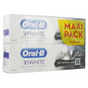 ORAL B 3D White Whitening Therapy Nettoyage Intense Charbon Lot de 2 x 75 ml-18648