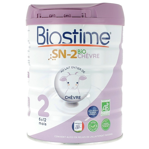 BIOSTIME Lait de chèvre en poudre SN-2 2ème âge bio 800g-18678 BIOSTIME Lait de chèvre en poudre SN-2 2ème âge bio 800g-18678