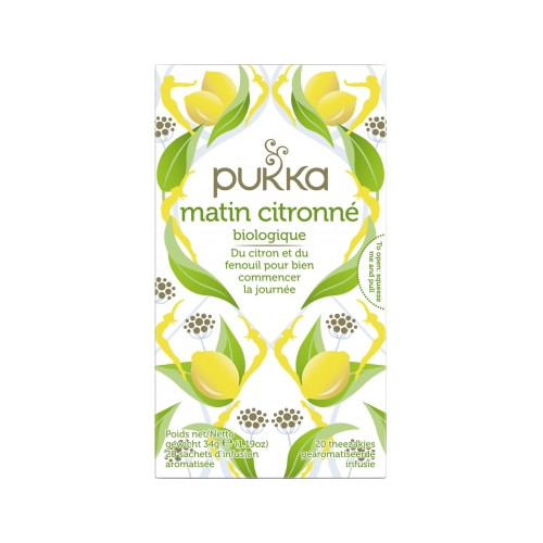 PUKKA Matin Citronné Bio 20 Sachets-18704