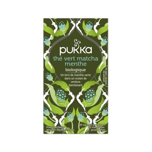 PUKKA Thé Vert Matcha Menthe Bio 20 Sachets-18710