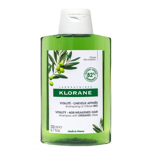 KLORANE Vitalité shampooing à l'olivier bio cheveux affinés 200ml-18726 KLORANE Vitalité shampooing à l'olivier bio cheveux affinés 200ml-18726