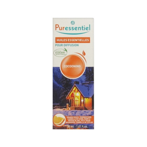 PURESSENTIEL Huiles Essentielles pour Diffusion Cocooning 30 ml-18738 PURESSENTIEL Huiles Essentielles pour Diffusion Cocooning 30 ml-18738